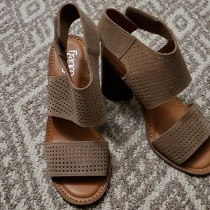 Franco Sarto leather sandals